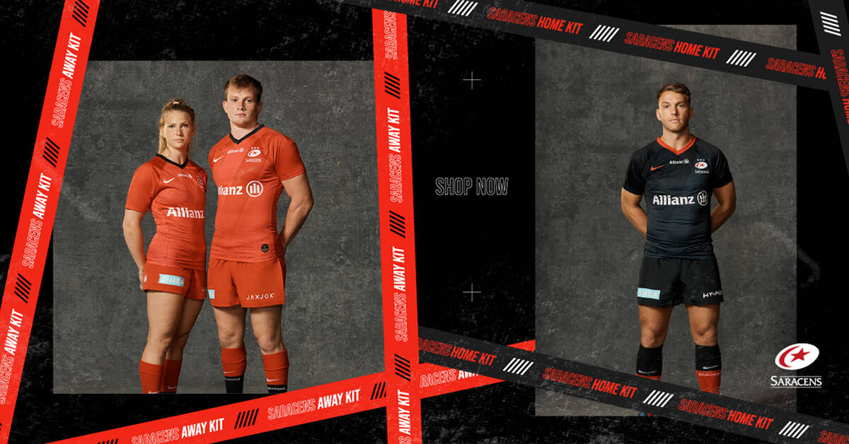 saracens nike kit