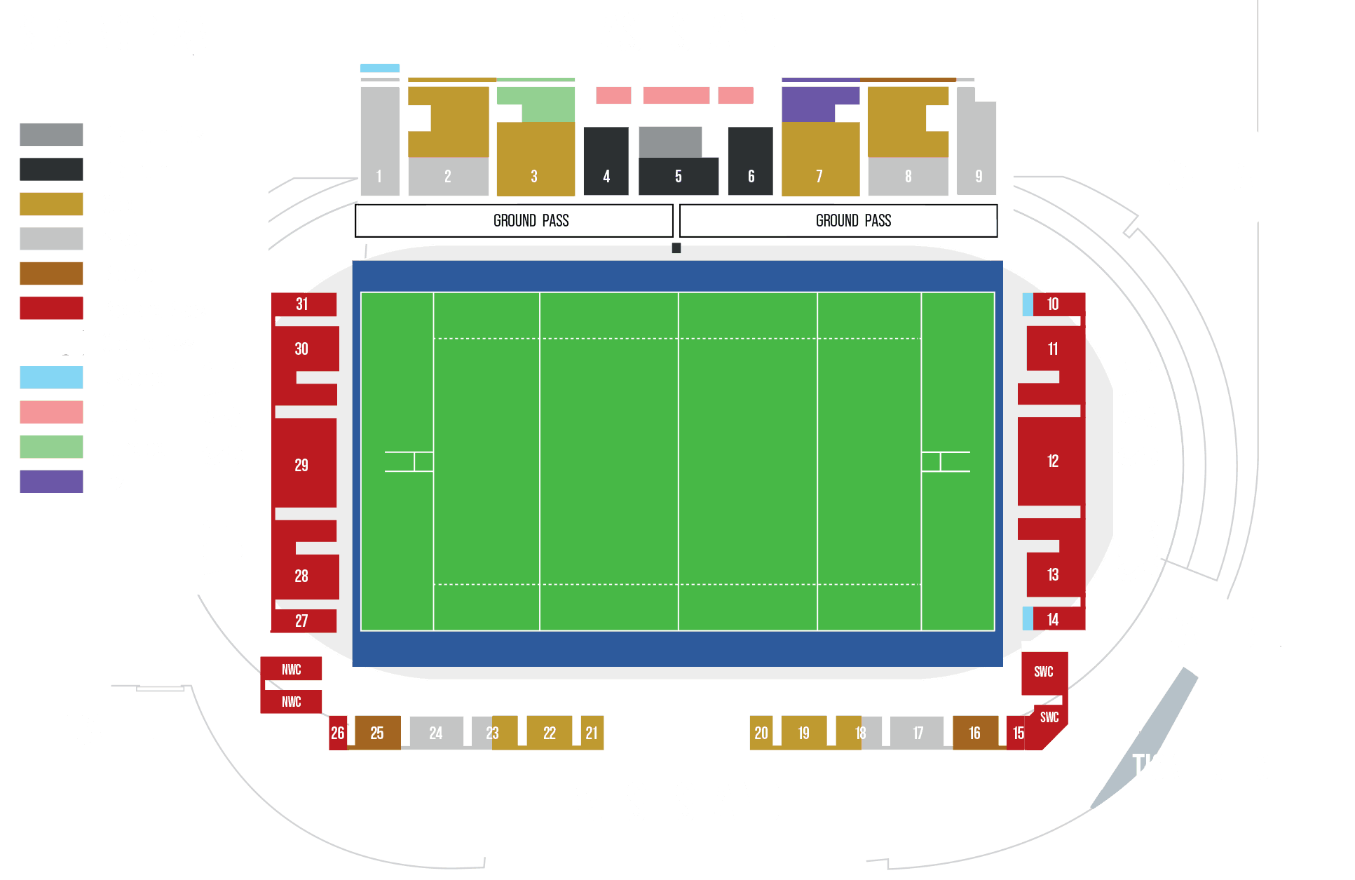 Allianz Seating Chart