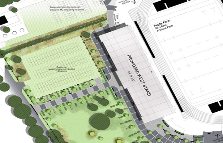 West Stand Landscape Plan West Stand Landscape Plan
