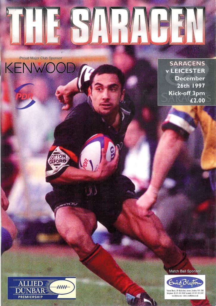 Saracens-v-Leicester-Programme-Dec-26th-1997