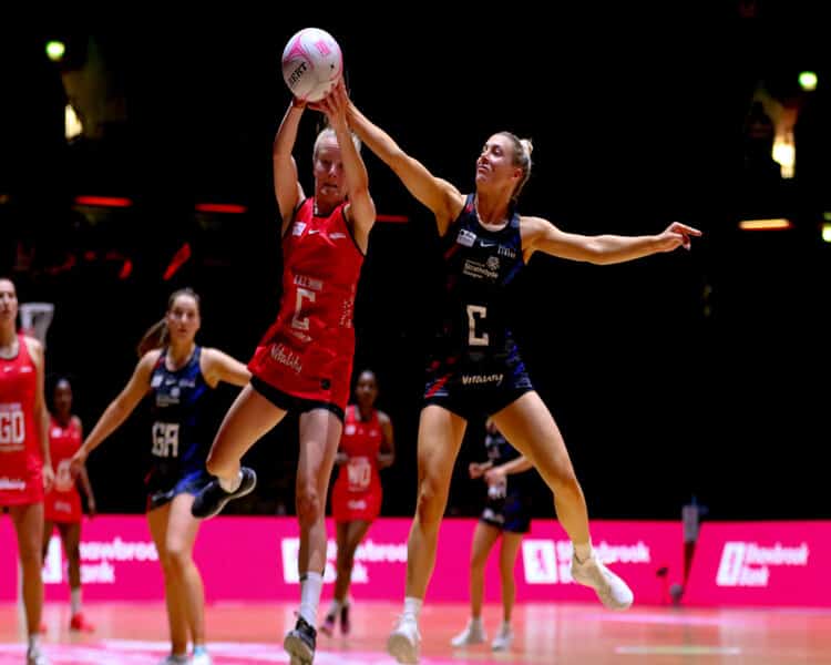 Saracen Mavericks vs Strathclyde Sirens Netball Vitality Super League