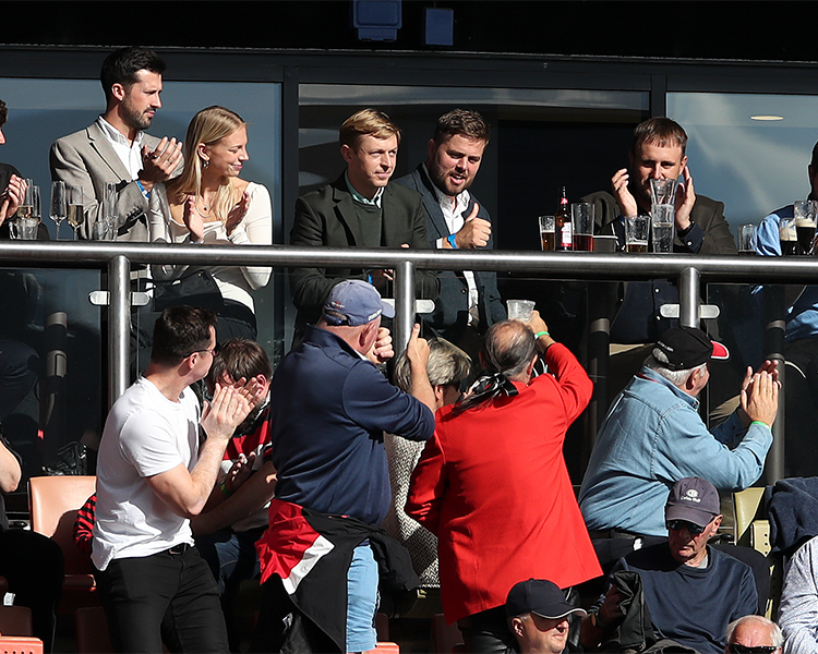 Saracens were delighted to welcome Ed Slater to StoneX Stadium on Saturday.