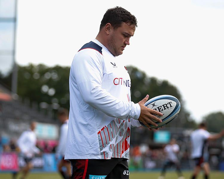 Jamie George suffered a foot injury during the match against Leicester Tigers at the weekend.