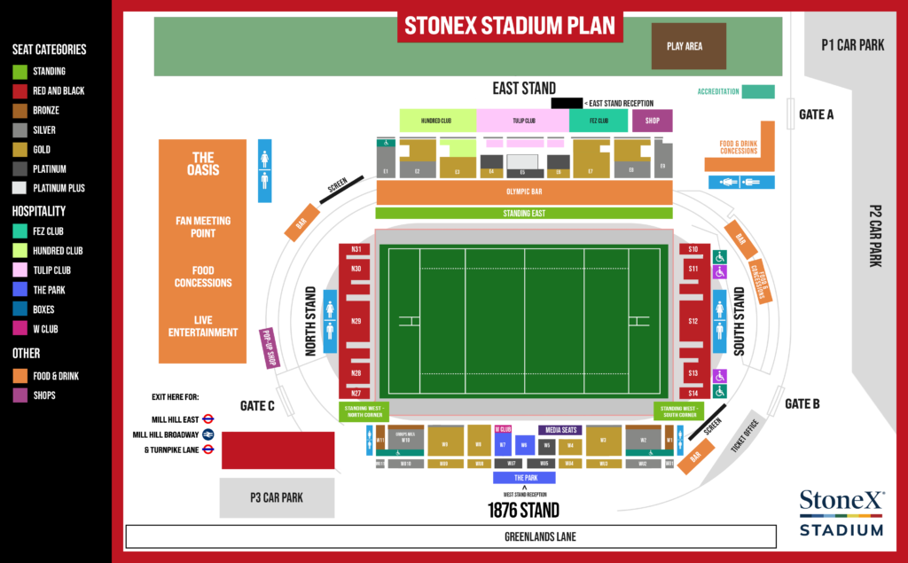Stadium Map