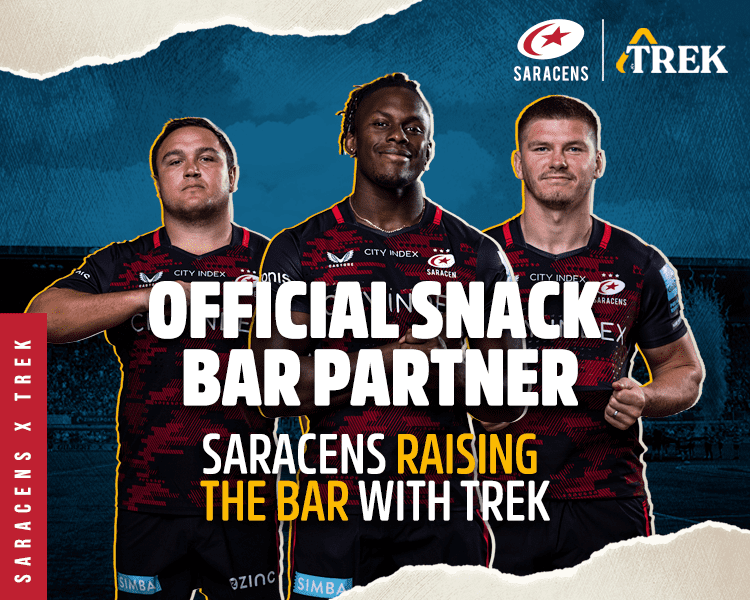 Saracens is delighted to welcome TREK as the Official Snack Bar Partner of the club.